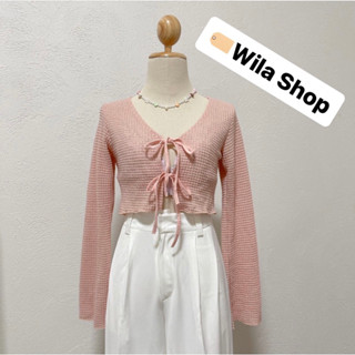 🌻Wila Shop เสื้อคลุม ผูกหน้า ผ้าไหมพรม ภาพงานจริง เสื้อผ้าผู้หญิง