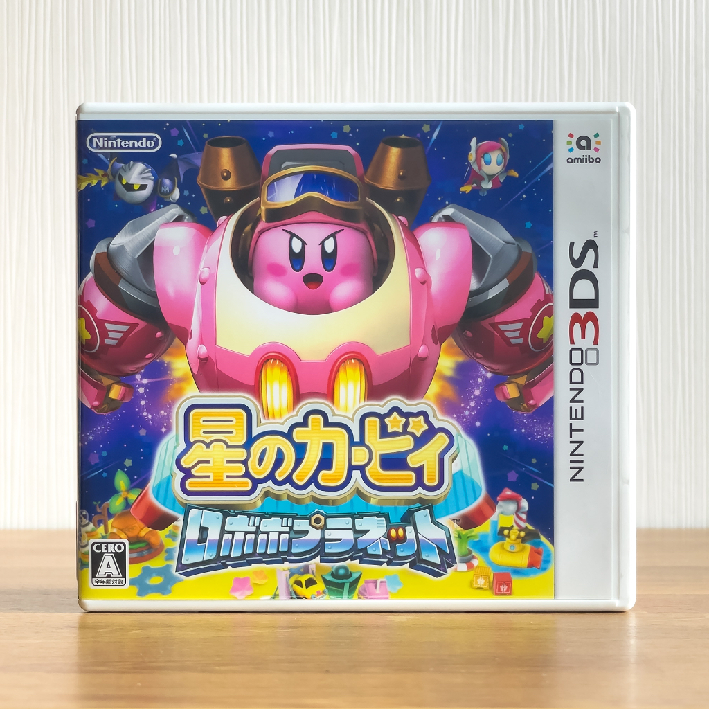 ตลับแท้ Nintendo 3DS :  Kirby : Triple Deluxe / Planet Robobot มือสอง โซนญี่ปุ่น (JP)