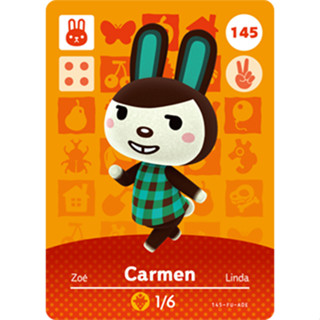 Animal Crossing Amiibo cards ของแท้ Series 2 No. 145