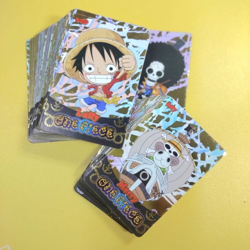 การ์ดวันพีช One Piece ของแถมขนม Calbee ครบชุด 100 แบบ ของแท้จาก Calbee