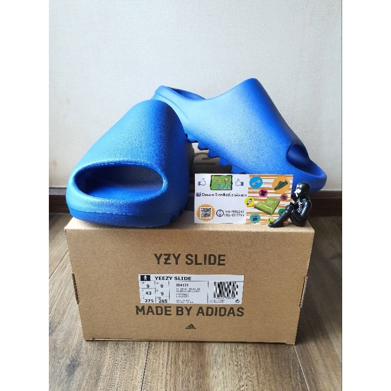 adidas YEEZY SLIDE AZURE ของแท้ ไซส์  9 UK