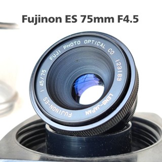 เลนส์เครื่องอัด Fuji Fujinon-ES 75mm f4.5สภาพดีเมาท์ M39. #123183