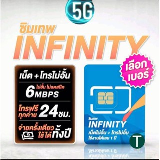 ซิมเน็ตInfinityเน็ตไม่มีหมดไม่ลดสปีดเร็วแรง6Mbps.โทรฟรีทุกเครือข่าย
