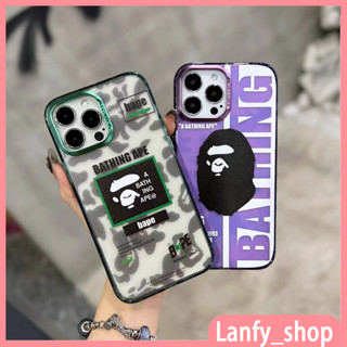 💖New💖iPhone 14 13 12 11 Pro Max เคส for เคสไอโฟน11 แฟชั่น บางเบาพกพาง่าย เรียบง่าย การ์ตูน เนื้อฝ้า ระดับสูง Case