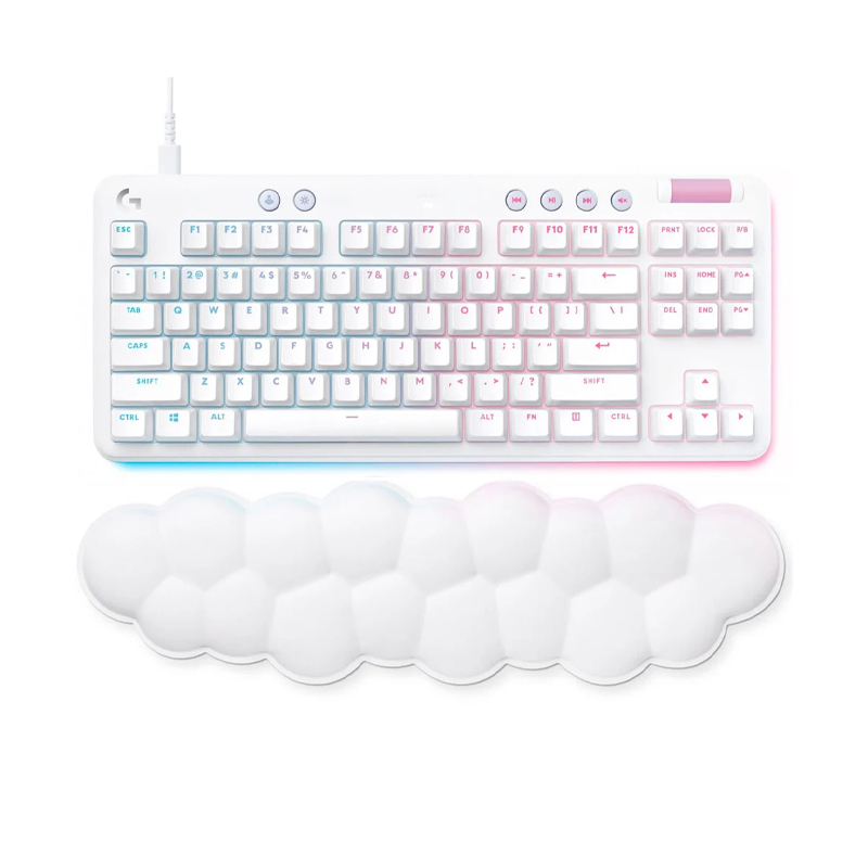 LOGITECH MULTI MODE KEYBOARD (คีย์บอร์ด) G713 RGB WHITE - GX-RED-LINEAR-SWITCH EN - A0145926