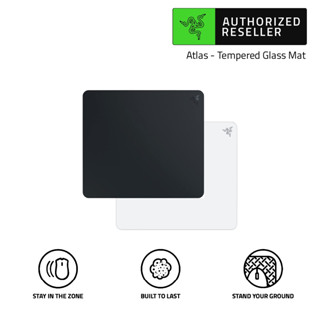 Razer Atlas Tempered Glass Gaming Mouse Mat (แผ่นรองเมาส์กระจก)