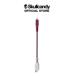 [SKULLCANDY] สายชาร์จและอุปกรณ์เสริม BRAIDED USB-C TO L.N. สี VICE/CRIMSON