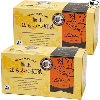 Lakshimi Premium Honey Black Tea ถุงชา 25 ถุง X 2 กล่อง ส่งตรงจากญี่ปุ่น