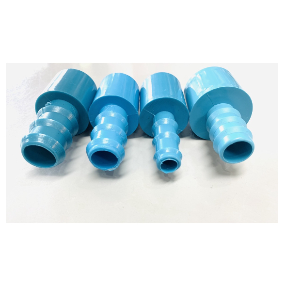 ข้อต่อสวมท่อ ขนาด 1/2" และ 3/4" สวม ท่อพีวีซี