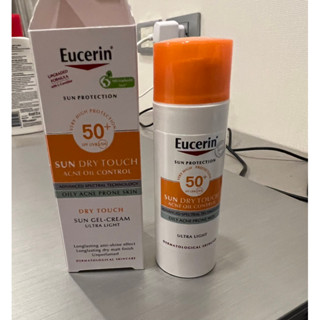 Eucerin SUN DRY TOUCH ACNE OIL CONTROL SPF50+ PA++++ 50 ML ยูเซอริน ซัน ดราย ทัช ออยล์ คอนโทรล ครีมกันแดดเนื้อบางเบา