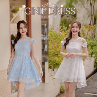 LABELLE รุ่น Ginie Dress เดรสสั้น ออกงาน ขาว ฟ้า