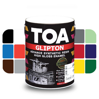 TOA Glipton Enamel สีน้ำมันทีโอเอ กลิปตั้น ทุกสี (สีเคลือบเงา TOA) All Colours