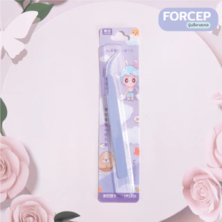 🇹🇭 พร้อมส่ง 🇹🇭 ฟอร์เซป คีมคีบแสตนเลส คีมคีบสติ๊กเกอร์ สติกเกอร์ปลายโค้ง ปลายตรง สิ่งของขนาดเล็ก มีหลายสี