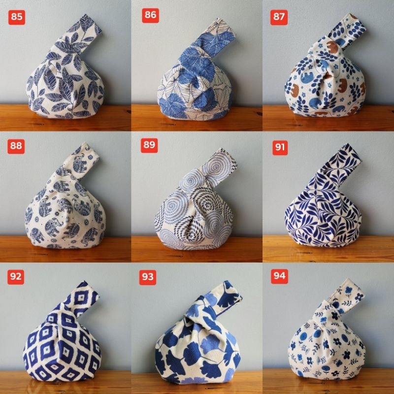 Japanese Knot Bag กระเป๋าผ้าสไตล์ญี่ปุ่น ใช้ได้ 2 ด้าน