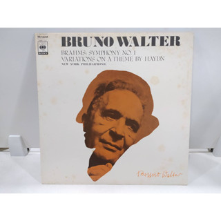 1LP Vinyl Records แผ่นเสียงไวนิล  BRUNO WALTER BRAHMS: SYMPHONY NO. 1   (E12B17)