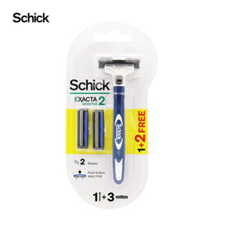 Schick Exacta 2 System Sensitive ด้ามมีดโกน+รีฟิล 2 (6303)