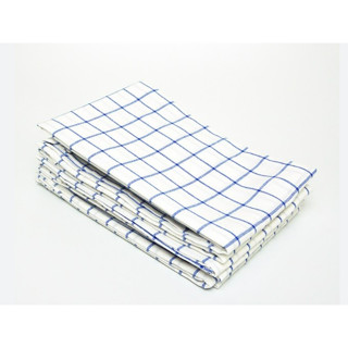 ผ้าเช็ดแก้ว ผ้าเช็ดจาน47*50ซม.(19*20นิ้ว)สีฟ้า COTTON100%