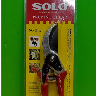 Solo กรรไกรตัดกิ่งไม้ โซโล ด้ามหุ้มยาง คม   No.111A Pruning Shears/修枝剪/剪定/ばさみ