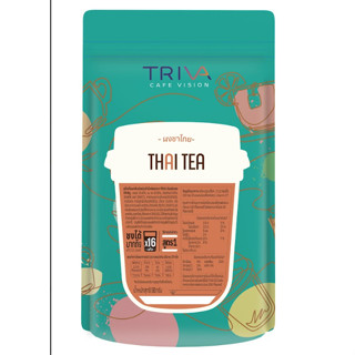 INSTANT THAI TEA TRIVA BRAND ผงชาไทยสำเร็จรูป ตรา ทรีว่า