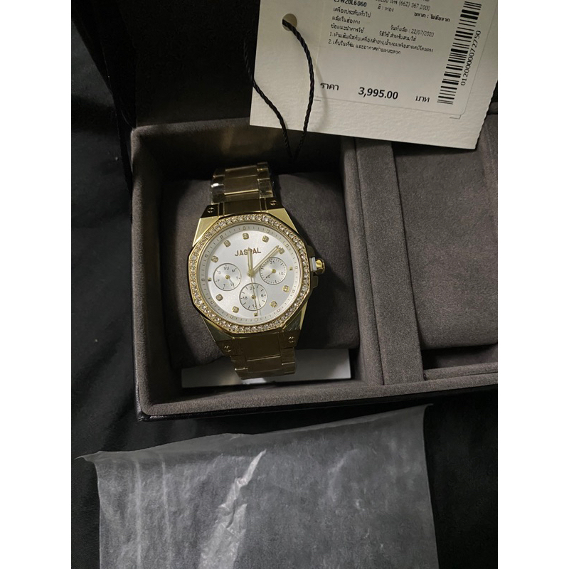 นาฬิกาJaspalสีGoldค่ะ