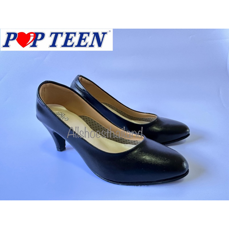 New รองเท้าคัชชู popteen pt 2712 นักเรียน นักศึกษา  วัยทำงาน  สำหรับผู้หญิง