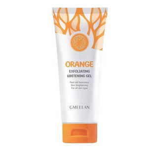 GMEELAN orange exfoliating whitening gel  50g เจลขัดผิวหน้าและผิวกาย ไวท์เทนนิ่ง ทำความสะอาดผิว อ่างอาบน้ำ