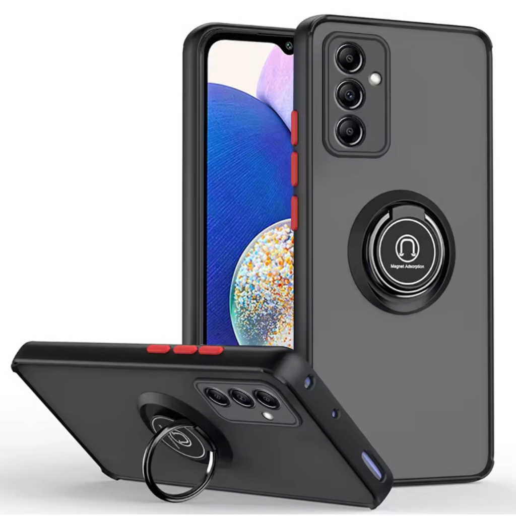 เคสโทรศัพท์มือถือ ป้องกันเลนส์กล้อง กันกระแทก พร้อมแหวนขาตั้ง สําหรับ SAMSUNG A34 A54 A24 A14 5G A13 5G A52 A52S A53 A73 - รูปที่ 6