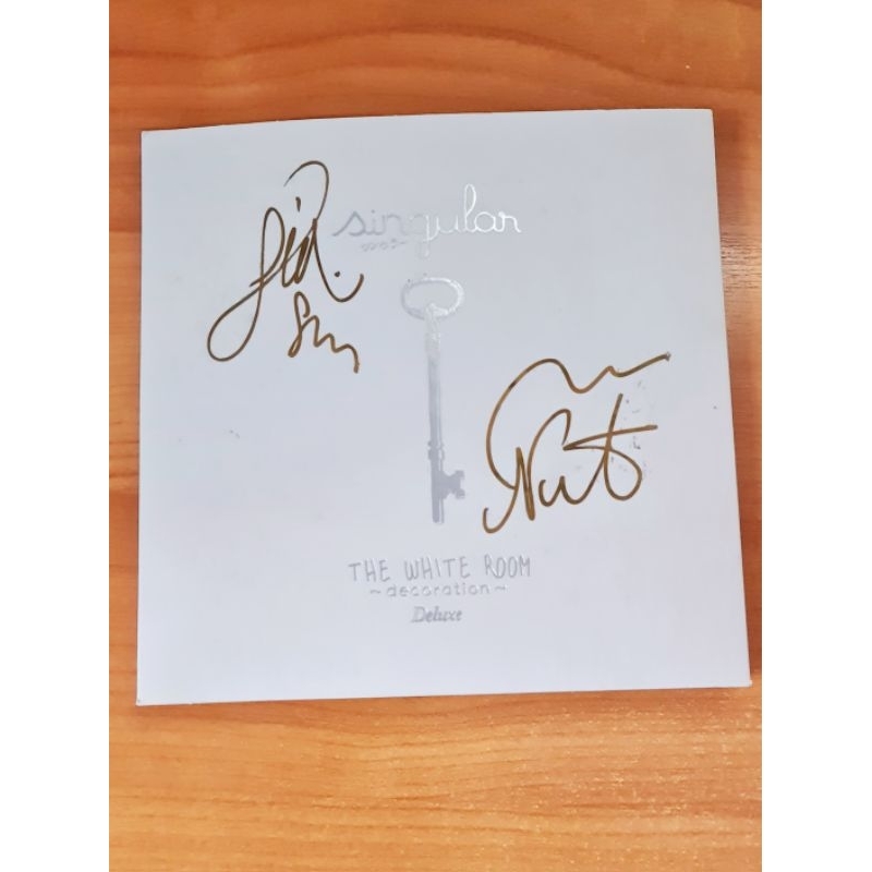 CD Singular the white room decoration ~Deluxe~ พร้อมลายเซ็น ของแท้RareItem