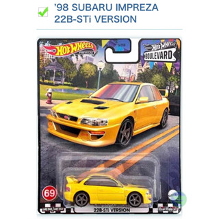 พร้อมส่ง 🚗 Hot Wheels ’98 SUBARU IMPREZA 22B-STi VERSION