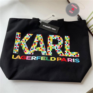 Karl Lagerfeld KRISTEN CANVAS TOTE LH2AG807🖤 แท้💯