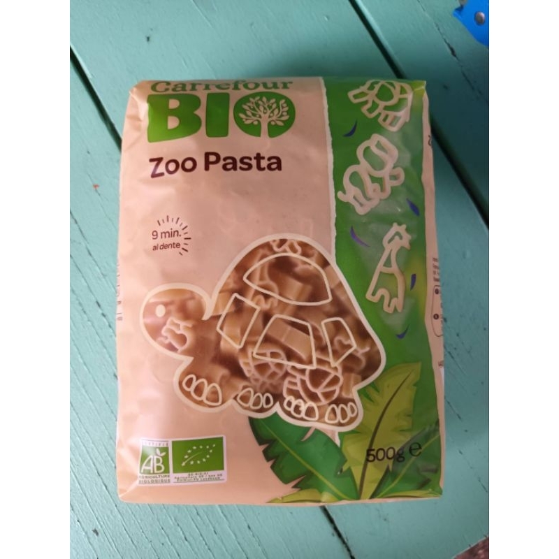 Carrefour Bio Zoo Pasta 500g. พาสต้ารูปสัตว์ 500กรัม