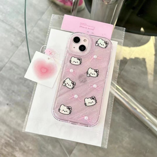 🧡ส่งของขวัญ🧡เคสไอโฟน 14 Pro Max 13 12 11 เคส for เคสไอโฟน11 Kitty พกง่ายๆ iPhone13 การป้องกันการตก Case