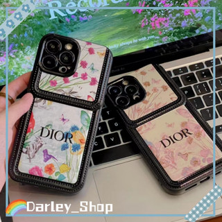 🔥สไตล์ใหม่🔥เคสไอโฟน iphone 11 14 Pro Max แบรนด์ไทด์ dior สไตล์ย้อนยุค ป้องกันการตก เคส iphone 12 13 Pro Case for iPhone