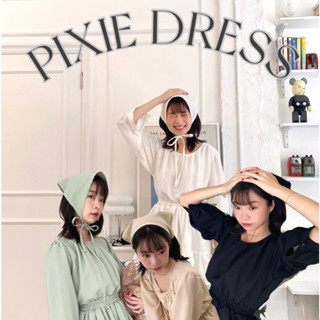 🔥พร้อมส่ง1-2วันถึง🔥 pixie dress  เดรสสั้น มินิเดรส