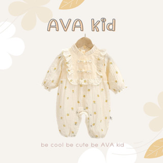 👶🏻AVA kid ชุดเด็กเล็กน่ารัก รอมเปอร์ เสื้อผ้าทารก ชุดทารก