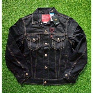 Levis jackets Premium Vintage Fit เสื้อแจ็คเก็ตยีนส์ผู้ชาย Made in China แบรนด์แท้ ราคาป้าย3,190฿