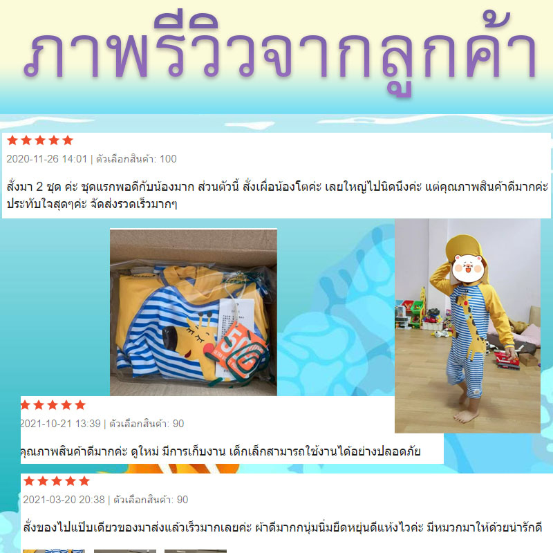 ชุดว่ายน้ำเด็กชาย 1- 5 ขวบ เกรดพรีเมี่ยม กันยูวี SPF50++   บอดี้สูทแขนยาว +หมวกกันแดด ลายยีราฟสุดคูล