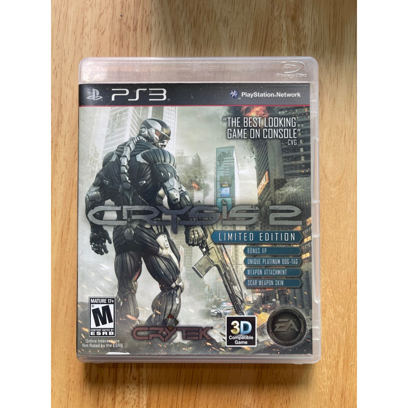 PS3 Crysis 2 English [ภาษาอังกฤษ] แผ่นเกมส์  * มือ2 แผ่นแท้ เกมเก่ากล่องมีรอยบ้างครับ