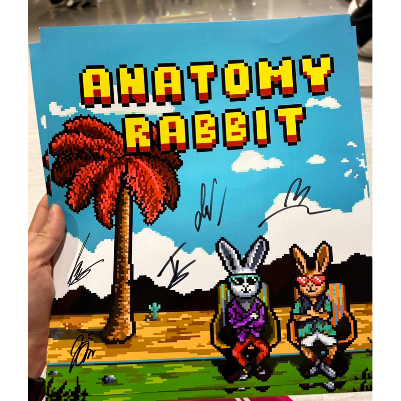 โปสเตอร์ วงAnatomy Rabbit พร้อมลายเซ็น (rare)