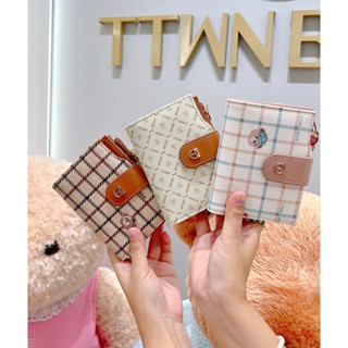 กระเป๋าสตางค์ใบกลาง✨TTWN BEAR✨หมีชมพู🧸สุดน่ารัก🆕️แถมฟรีถุงแบรนด์