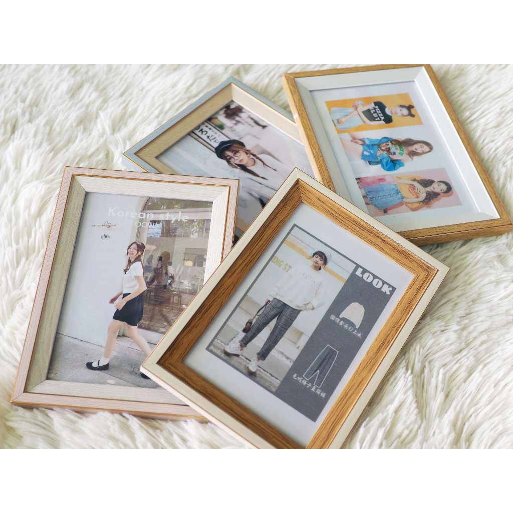 กรอบเกียรติบัตร กรอบรูปเกาหลี A4 กรอบรูปกระจก ตกแต่งบ้าน **เฉพาะกรอบ ไม่รวมรูป** ราคา ถูกที่สุด ดีลบีเคเค แกลเลอรีภาพที่ 6