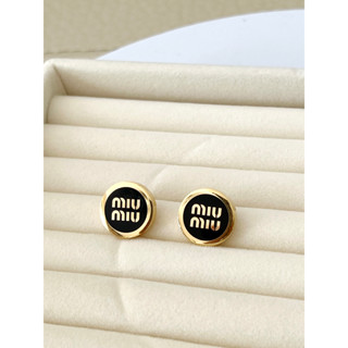 MIUMIU Earrings ของแท้ 100% [ส่งฟรี]