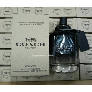 Coach New York For Men 100ml. (EDT) กล่องเทส แท้100%