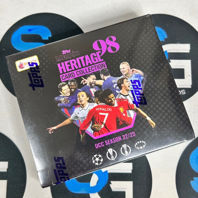 2022-23 Topps Merlin 98 Heritage Box กล่องสุ่มการ์ดฟุตบอล การันตี 1 ลายเซ็นต่อกล่อง [พร้อมส่ง] - SG การ์ดฟุตบอล