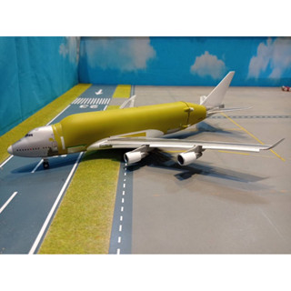 โมเดลเครื่องบิน  LH2166A 1:200 Boeing 747-400(LCF) “BareMetal Version" N747BC