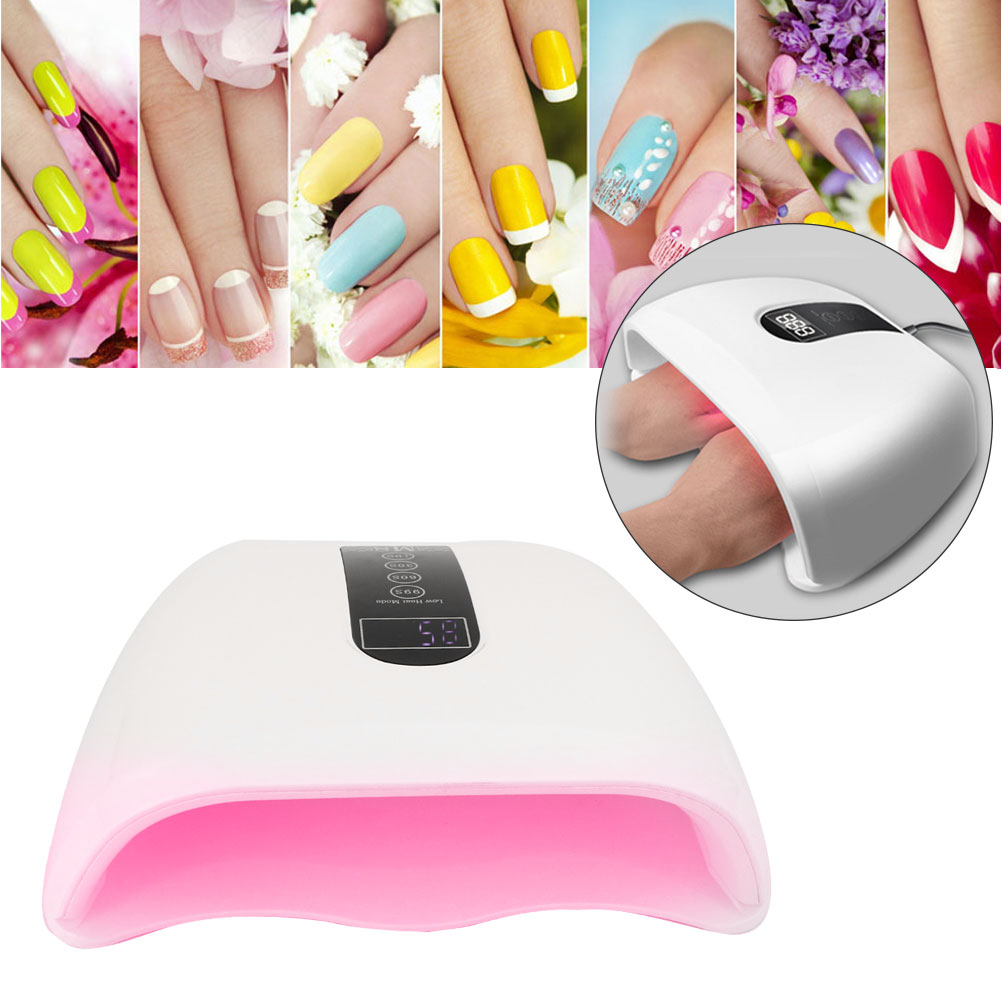 Capricorn315- เครื่องเป่าเล็บเจล เครื่องหลัก Uv/Led 96W สีขาว ทนทานการใช้