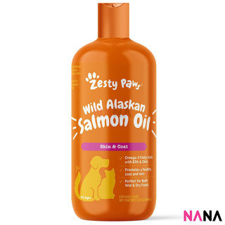 Zesty Paws Pure Wild Alaskan Salmon Oil for Cats and Dogs 32oz/946ml (EXP:02 2025)