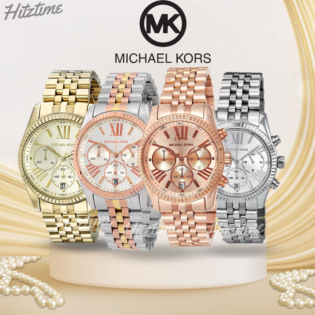 Michael Kors ของแท้100% MK5555 MK5556 MK5569 นาฬิกาแบรนด์เนมMK นาฬิกาผู้หญิง เหมาะสำหรับผู้หญิง สินค้าพร้อมจัดส่ง M04