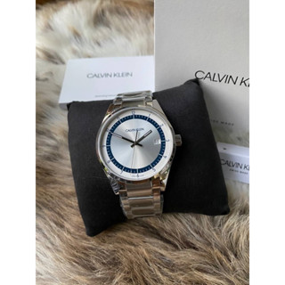 Calvin Klein Completion Silver Dial Date Mens