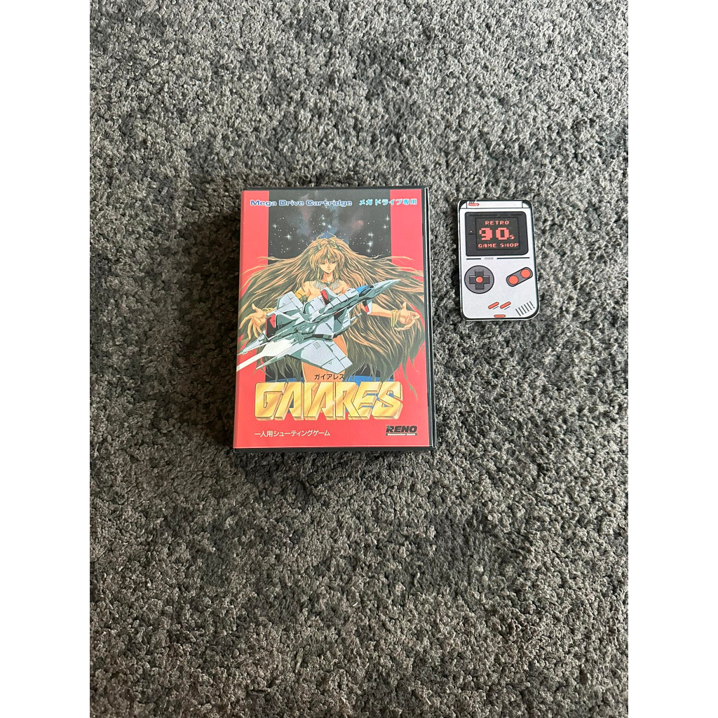 Sega Cartridge Megadrive 16 Bit Gaiares Boxed / Japan